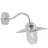 Nordlux Luxembourg Applique Murale Acier et Verre Gris | IP54 - Convient pour E27