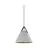 DFTP by Nordlux Strap 36 Suspension Luminaire Métal Gris | Convient pour E27