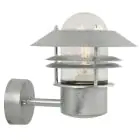 Nordlux Blokhus Applique Murale Acier et Verre Gris | IP54 - Convient pour E27